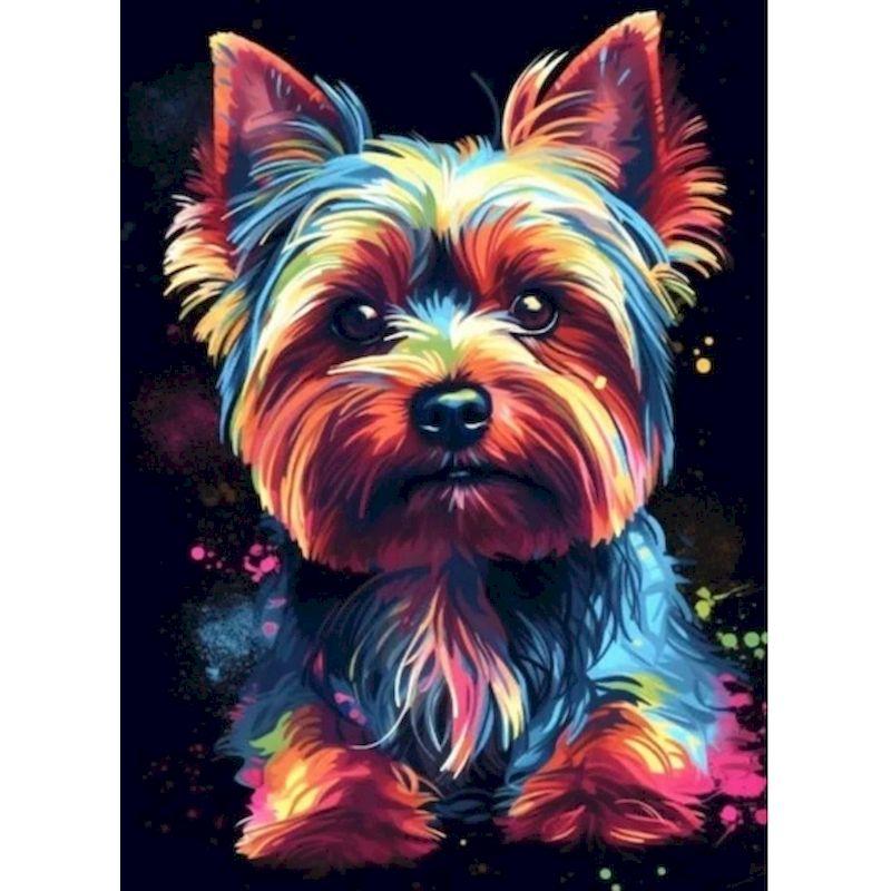 

CHENISTORY Diy Painting By Numbers Kits For Adults Animals Canvas Painting Acrylic Paint Drawing By Numbers For Home Decors Gift 40x50cm no frame