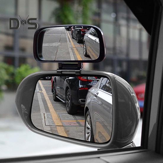 Car Side Rearview Mirror Blind Spot Mirror Adjustable Angle Universal Simple Installation Reversing Wide-angle Auxiliary Mirror