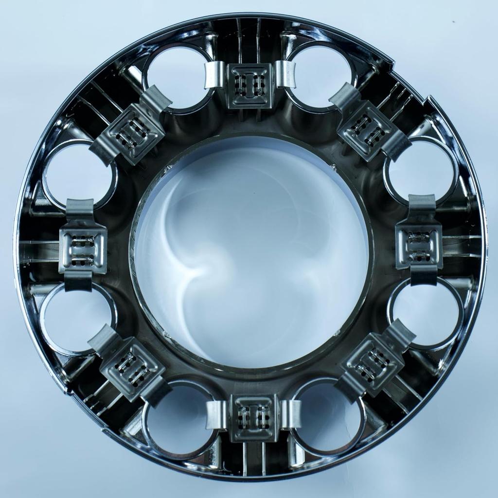 New 2017-2022 F250 F350 Super Duty Front Chrome Wheel Center Hub Cap Replaces HC3Z-1130-U