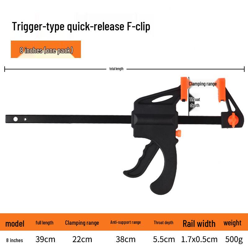 Quick Woodworking A-Clamp for Marble & Stone, Thickened Spring, 4/6/9 Inch