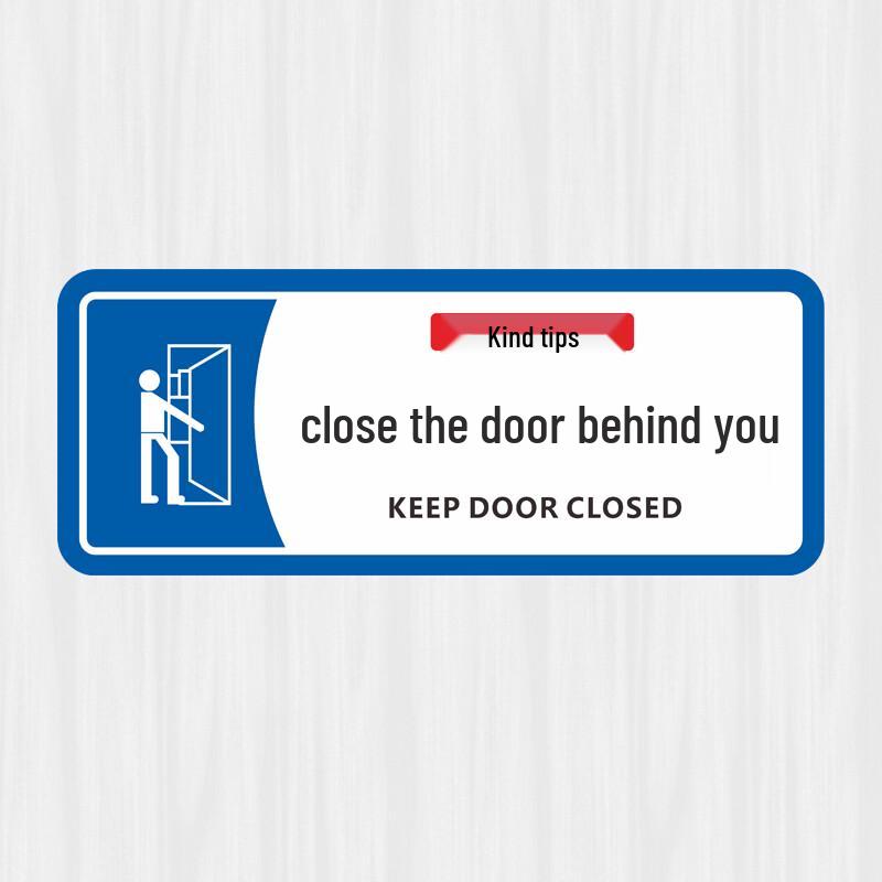 BELIK 'Please Close the Door' Reminder Sticker