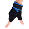 2 Pcs Weight Lifting Gym Training Fitness Gloves Workout Exercise Sports Wrist Wraps(Blue M)