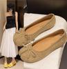 Japanese Trotter Flats Shoes Ladies Bowknot Tabi Ninja Loafers Cozy Split Toe Mary Janes Woman Barefoot Ballet Flats Moccasins