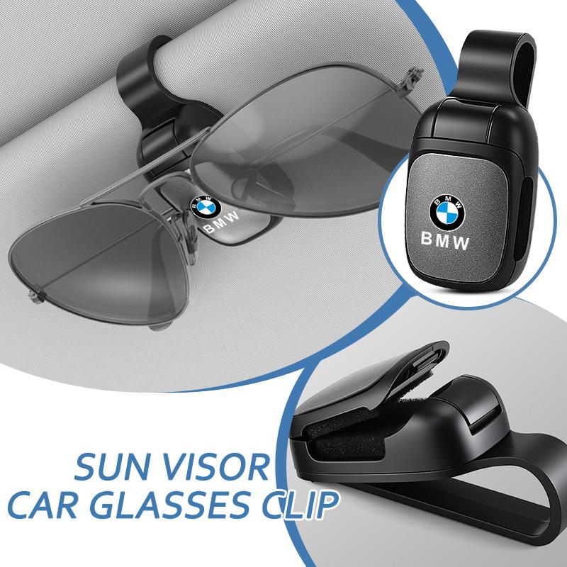 Car Styling Sun Visor Eyeglasses Holder Universal Sunglasses Case Glasses Fix Clip For BMW M5 M4 M3 F20 F40 F22 F30 E90 F32 F10