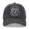 New Embroidered 66 Mesh Baseball Cap Fashionable Men's and Women's Peaked Cap