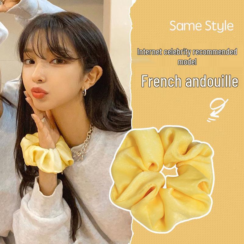 Korean JK College Style Hair Accessories Set: Cute Hair Ring, Headband, Rubber Band, and Large Intestine Hair Rope