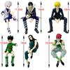 Anime Hunter X Hunter 11-14cm Gon Freecss Alluka Zoldyck Figura de Ação Chrollo Lucilfer/Kurapika Modelo de PVC Figura Brinquedos Presente para Crianças
