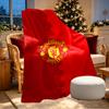 Manchester United F.C. Decke mit Aufdruck - Weich & Bequem, für Schlafzimmer, Reise, Sofa, Heimdekoration - Geburtstags-Weihnachtsgeschenk für Freunde