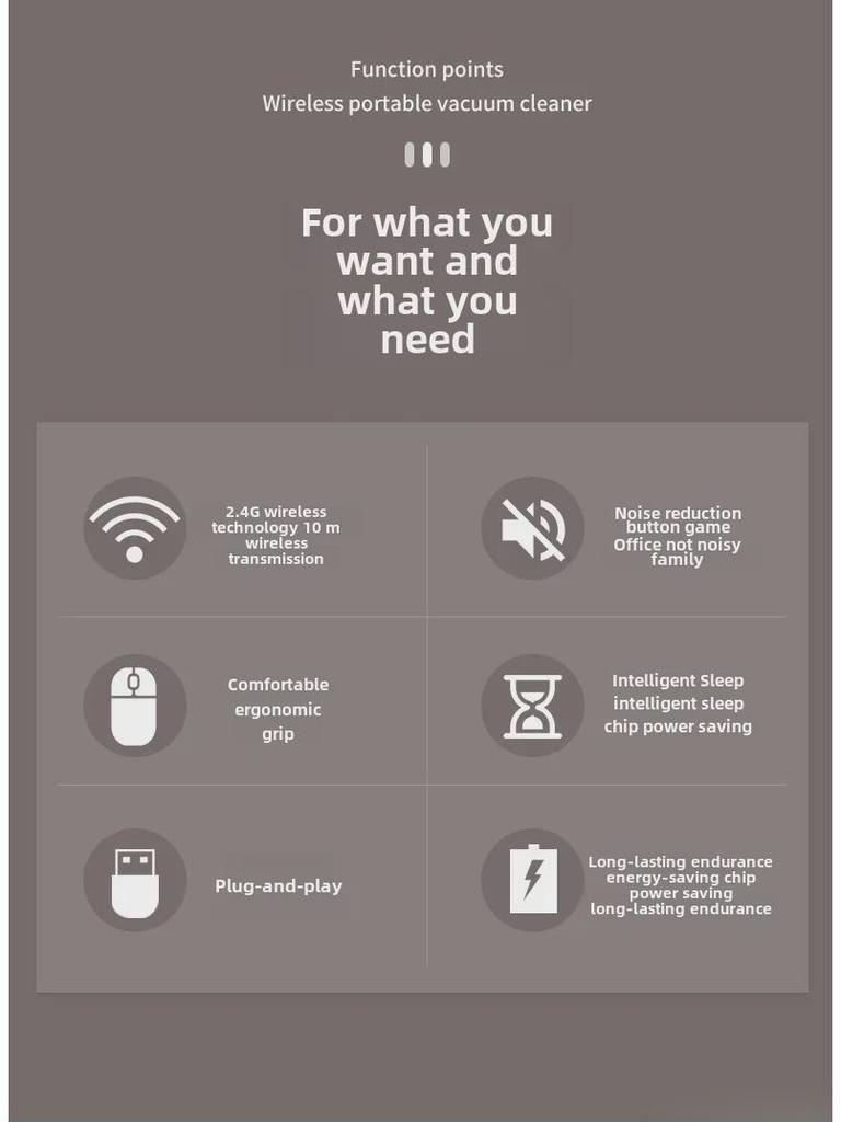 2.4G Wireless Keyboard for Notebooks, Desktops, Smart TVs