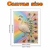 Pearl Art Painting Peacock Home Wall Decor Art Crafts Handmade DIY Adult/Beginner Gift Creative Home Decor Frameless Wall Decoration Art