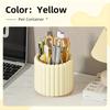Space-Saving 360° Rotating Desk Organizer Modern Minimalist Pen Holder Multi-Functional Office Supplies for Home School Office
