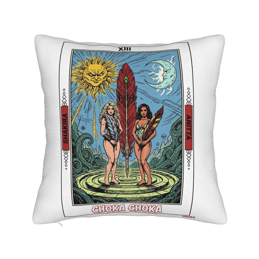 Singer Shakira Pillowcase Printing Fabric Cushion Cover Decor Throw Pillow Case Cover Home 45X45Cm