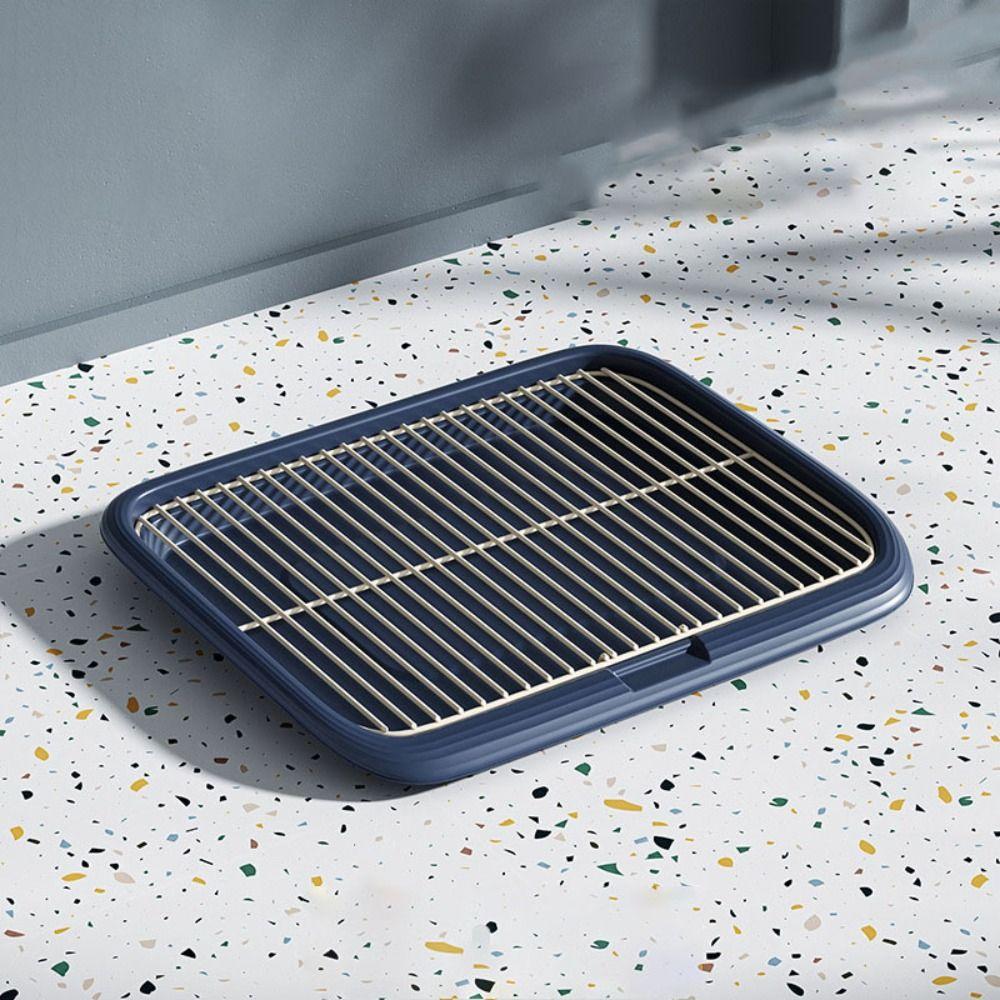 Anti Leakage Dog Potty Tray Detachable Dog Litter Box Dog Indoor Tray Toilet  Medium and Large Dogs