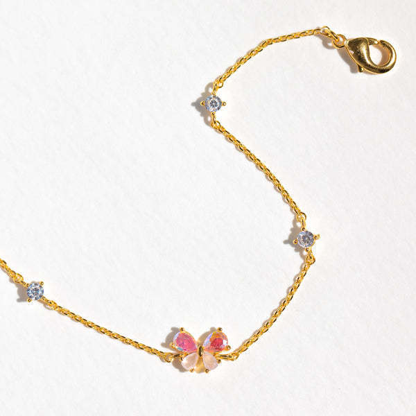 Bow Zircon Bracelet Wind Zircon Bracelet Zircon Flower