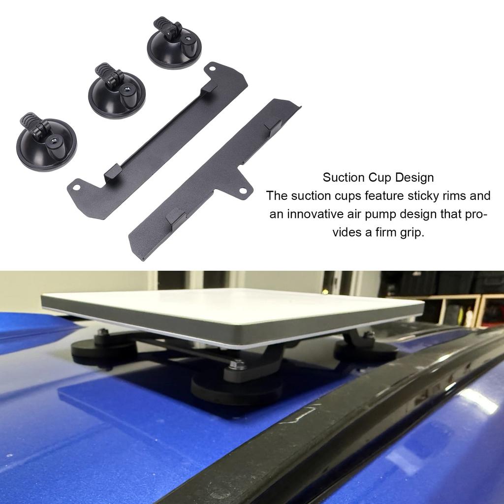 Sunroof Suction Cup Mount Metal Car Suction Cup Satellite Mount for Rear Windscreen Front Windscreen