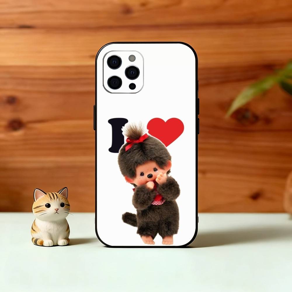 C-Cute M-monchhichis-s Phone Case Silicone Soft For IPhone 17 16 15 14 13 12 11 X XR Plus Pro Max Plus