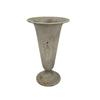 Flared Opening Antique Metal Vases for Dried Flower, Distressed Accent Decorative Tall Urn Vases for Coffee Tables, Shelves and Mantels Decors