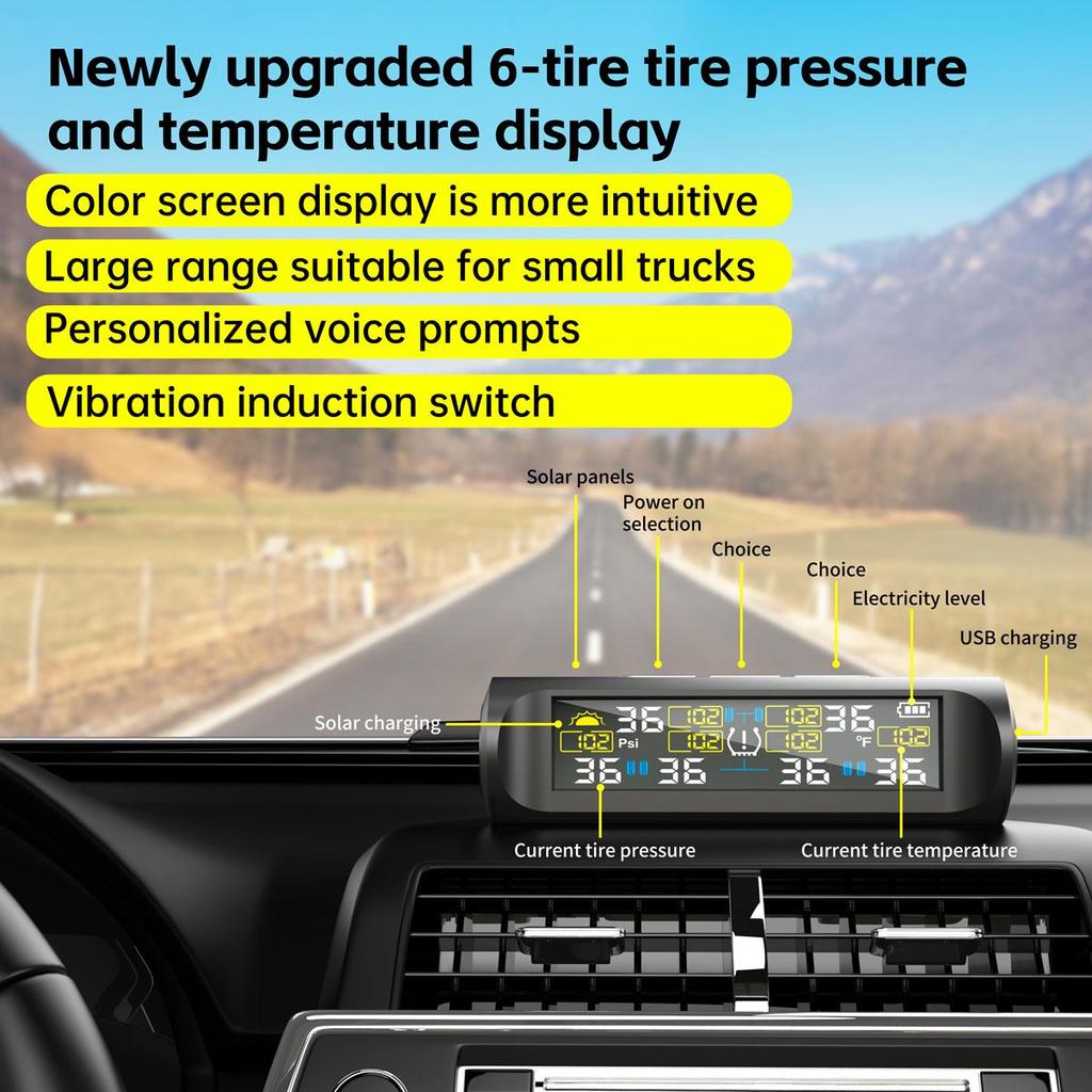TY01-6 Solar-Reifendruckkontrollsystem (TPMS)