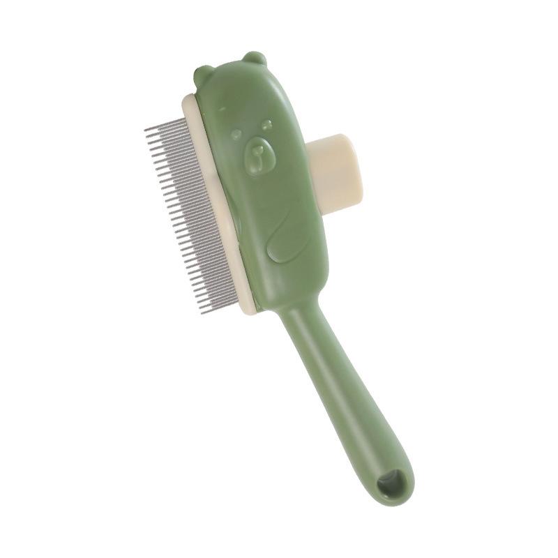 

Расческа для груминга собак и кошек с короткими и длинными зубьями, массажная расческа для удаления спутанной шерсти и колтунов, товары для линьки питомцев