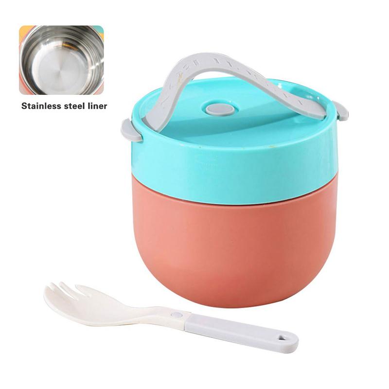 Portable Stainless Steel Soup Cup Lunch Box Food Containers Shape Vacuum Flasks