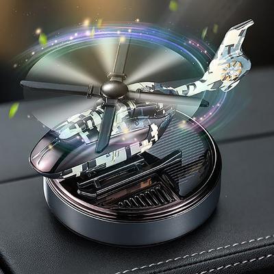 1Pc Deodorante per auto Decorazione per elicottero solare Mini profumo per auto Deodorante per auto Fragranza Ornamento per aereo per auto Accessori per auto