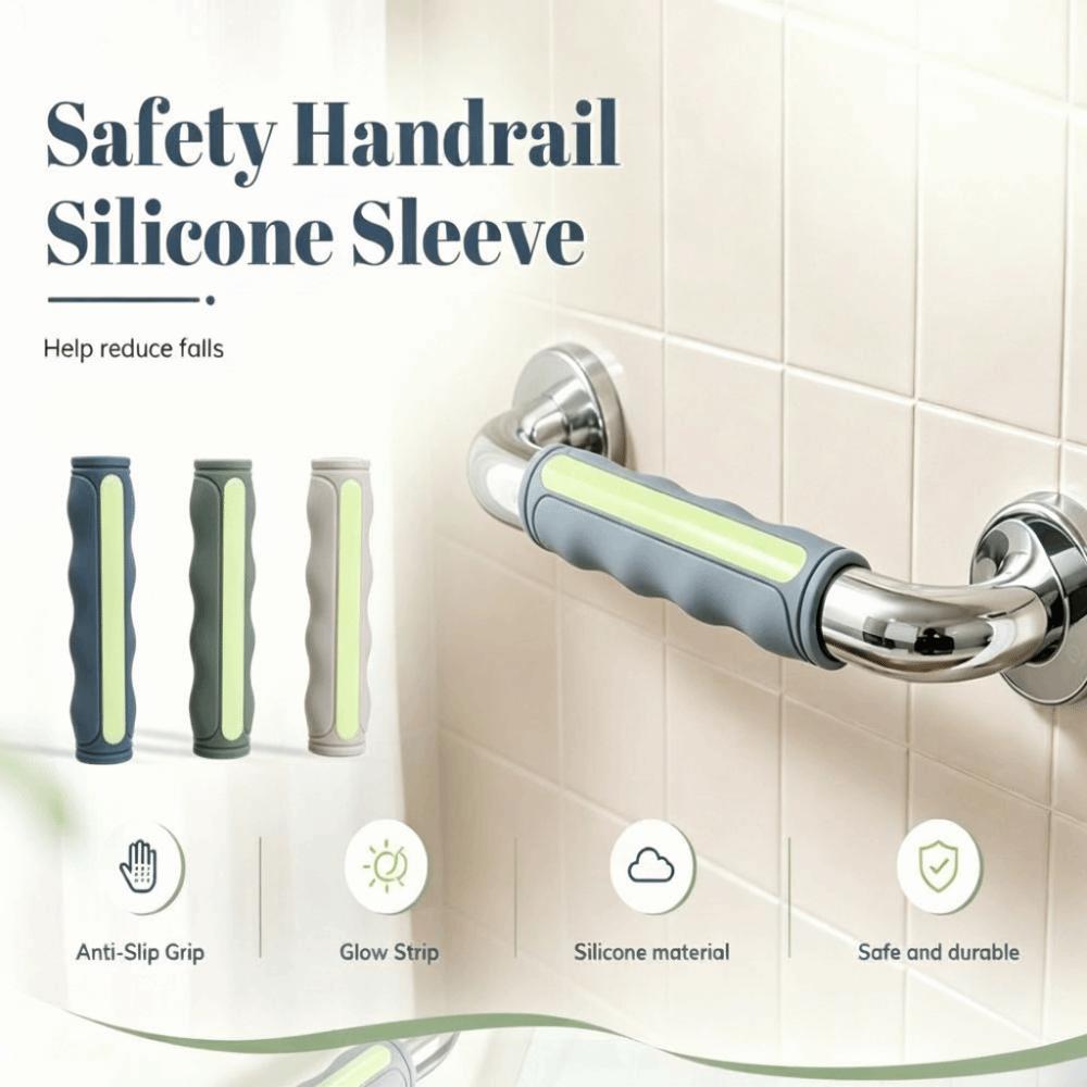 C-shaped Opening Safety Armrest Anti Slip Cover Detachable Support Handrail Bathtub Support