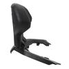 Motorcycle Rear Passenger Backrest Aluminum Alloy Rear Seat Backrest Cushion Pad with Bracket for Xmax300 2023 2024