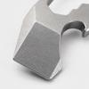 Key Holder Tool for Packages and Drink Bottles with a Single Metal Body and Carry Hole for Everyday Use on Key Hardware, a Pack, or a Belt