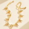 Punk Gothic Studded Rivet Spikes Necklace Vintage Hip Hop Necklace For Party Birthday Valentine's Day Lovers Gifts