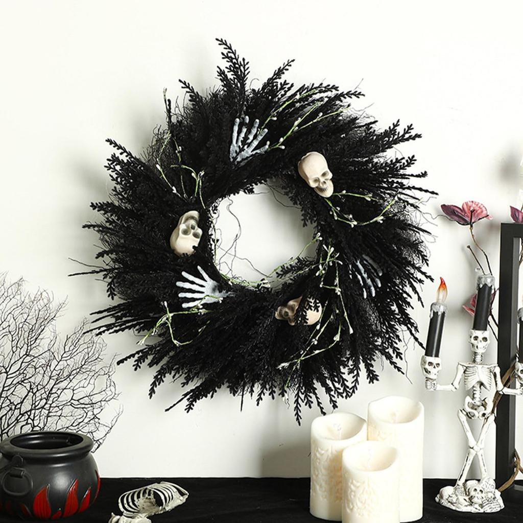 Festdekorasjon Hånd Dørhenging Lokaloppsett Halloweenkrans