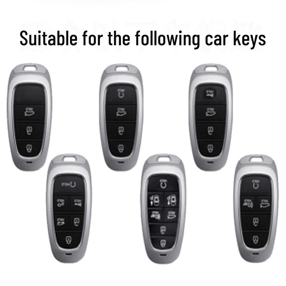 Moderne Autoschlüsselhülle STARIA/SONATA Lederschutzhülle mit Schnalle. Stilvolles und praktisches Accessoire für Ihren Autoschlüssel.