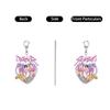 2D Plane, Acrylic Cartoon Keychain, Can Be Hung On Schoolbags, Shoulder Bags, Keys,Cute Keychain,Dressing Embellishment.
