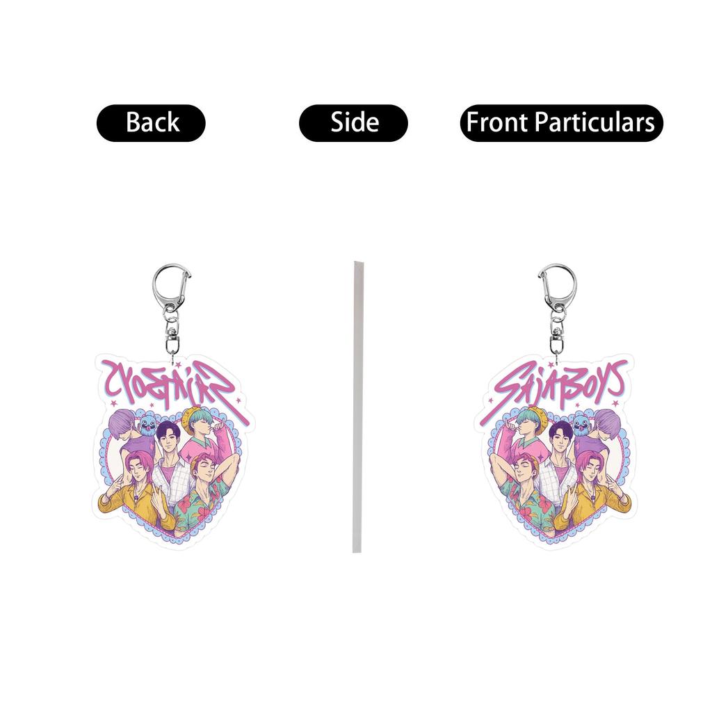 2D Plane, Acrylic Cartoon Keychain, Can Be Hung On Schoolbags, Shoulder Bags, Keys,Cute Keychain,Dressing Embellishment.