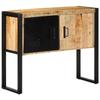 VidaXL Console Cabinet 90x35x75 Cm Solid Raw Mango Wood, Table, Side Table, Hallway Table, Table 4013571