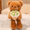 Fox Rabbit Panda Themed Plush Keychain Toy Hamster Flower Soft Pp Cotton Gift