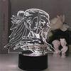 SCSYV Neueste Anime Jujutsu Kaisen Figur 3D Nachtlicht Geto Suguru Acryl Tischlampe Schlafzimmer Dekor Kindergeschenk Nachtlichter