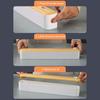 Plastic Wrap Dispenser with Slide Cutter Adjustable 2-In-1 Food Cling Wrap Film Roll Holder Cutting Tools Kitchen Gadgets