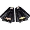 Black Rear Axle Phantom Swingarm Covers for Harley Softail Heritage Springer Night Train Standard Custom 1986-2007