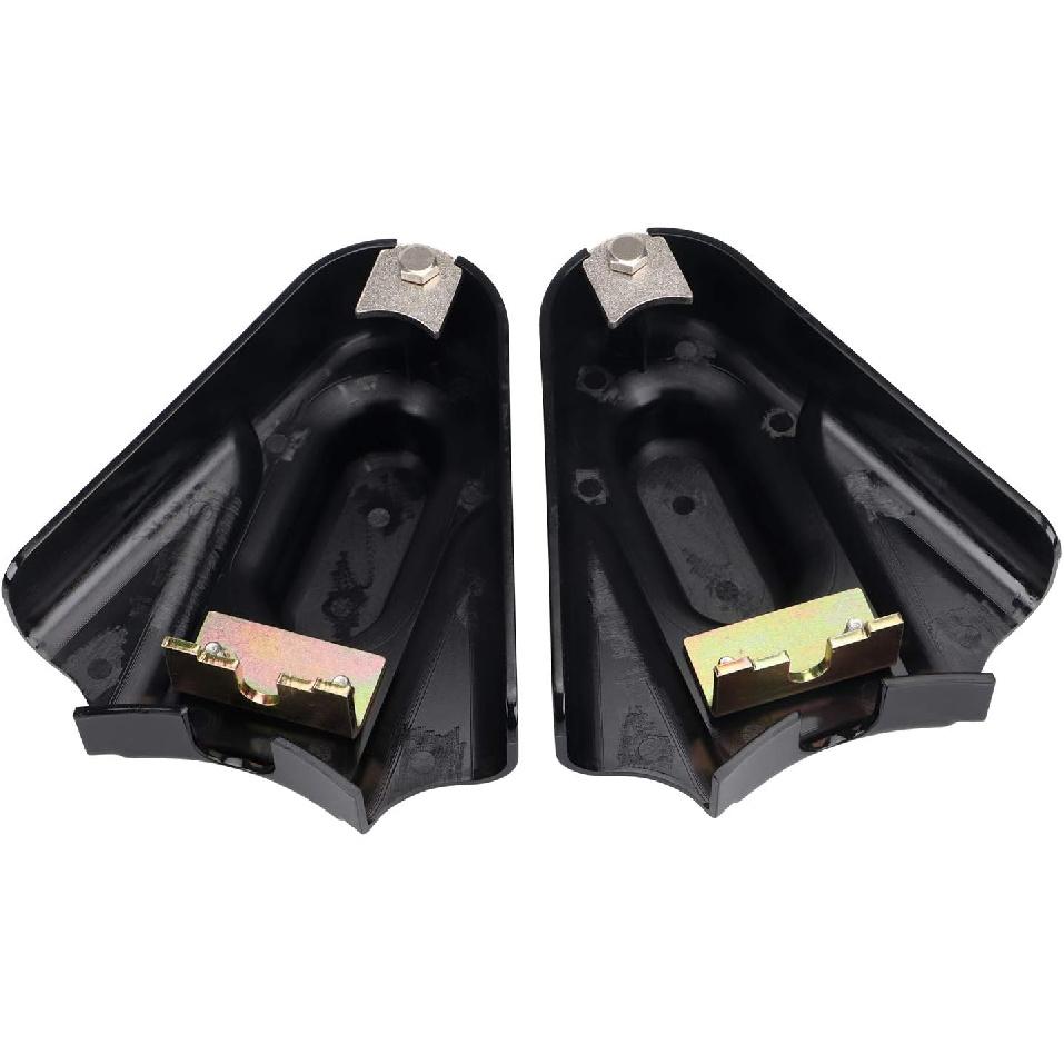 Black Rear Axle Phantom Swingarm Covers for Harley Softail Heritage Springer Night Train Standard Custom 1986-2007
