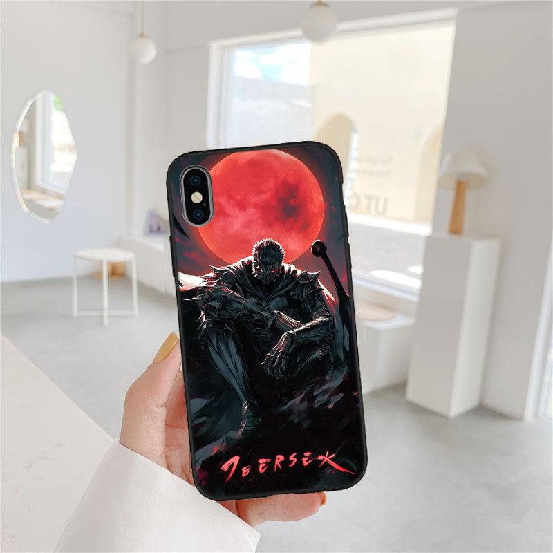 CJ9 Anime Berserk Guts Phone Case for Samsung Galaxy A11 A12 A13 A15 A52S A53 A55 A56 A70 A71 A72 A73 F06 F16 F56 S10 Plus S10e