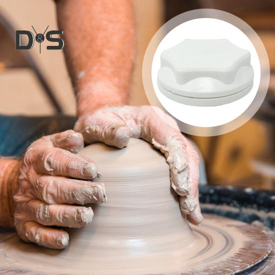 Keramik-Ton-Drehwerkzeug, 4 cm/6 cm Durchmesser, Ton-Wurf-Trimmwerkzeug, Töpfer-Finishing-Werkzeug für Töpfer und Tonkünstler