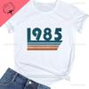 Cadeau d'anniversaire pour le 40e - T-shirt Vintage de 1985 - Chemise en Coton Lâche Mode Donnée à un Ami