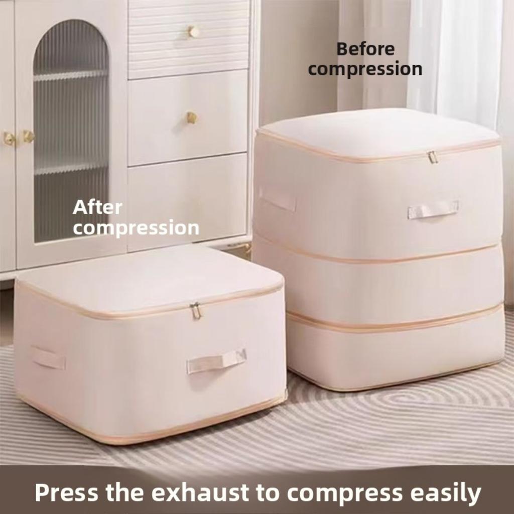 Super Large Capacity Multifunctional Compression Storage Bag, Suitable for Bedding, Down Comforters and Clothing, Moving, Bedroom, Dormitory