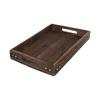 1PCS Wooden Food Tray Solid With Handle For Breakfast Coffee Dessert Snack Platter Home Coffee Table Kitchen Tool Parts