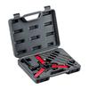 Vehicle Pulley Service Tool, Three Jaw Puller Set with Carbon Steel Structure, Drive Screw and 4 Extension Posts for Routine Shop Use