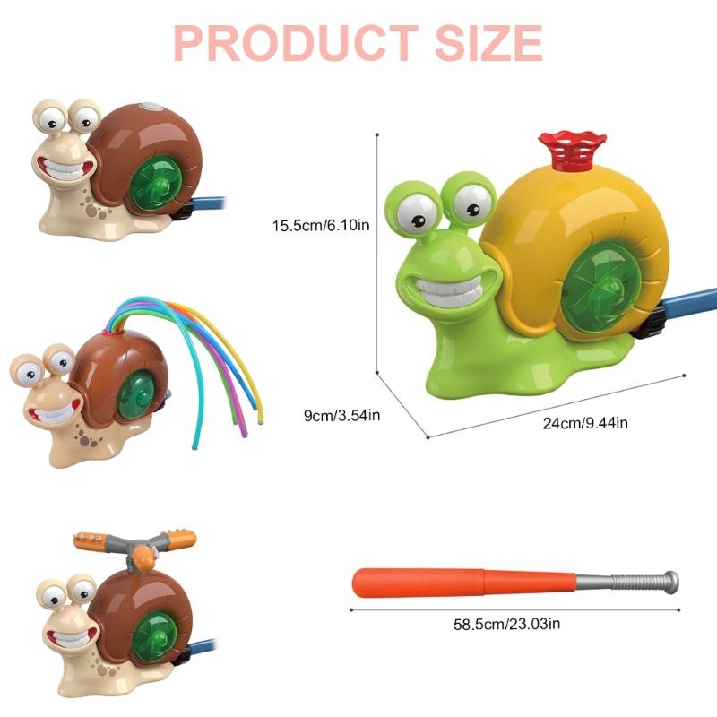 Water Sprinkler Baseball Toy Water Sprinkler for Kids 360 Degree Roating Spray Kids Sprinkler Toy with Baseballs Set