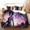 3D Print Movie ALITA Pattern Bedding Set Boys Girls Twin Queen King Size Duvet Cover Pillowcase Bed Boys Adult Home Textile