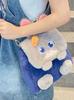Cartoon Bunny Plush Shoulder Bag For Women With Large Capacity And Cozy Design For Daily Use
