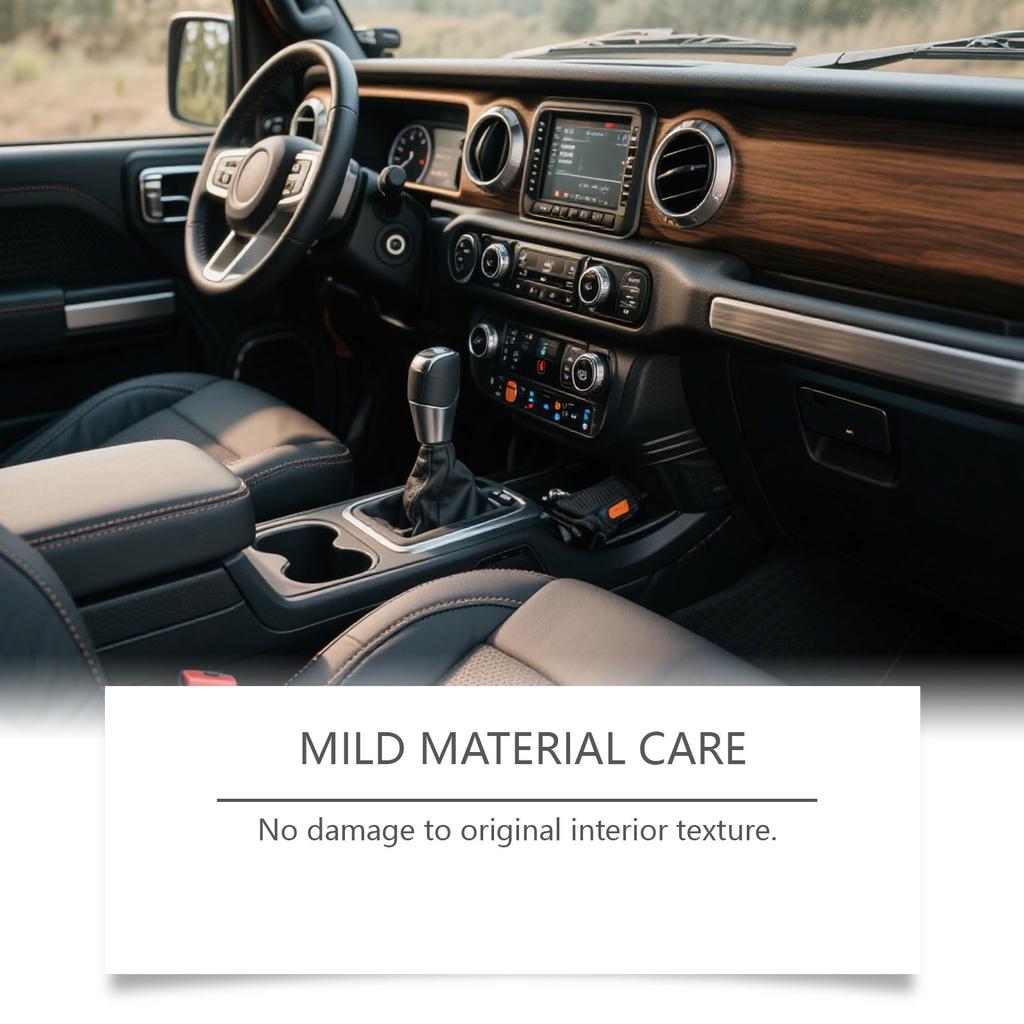 Car Interior Foam Cleaner Cherry Scent Deodorization No Sticky Residue Leather Fabric Seat Care Car Multi-material Stain Remover