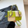 Niche design splicing handbag summer new armpit bag fashion versatile shoulder messenger bag women